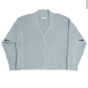 James Street Co Fran Zip Cardigan